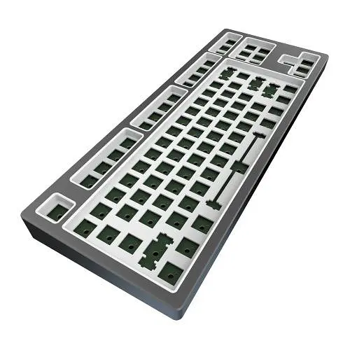 Клавиатура Dark Project KD87B LTD Aluminum Barebones Темно-серая (KB-CST-872-702224) - фото 3