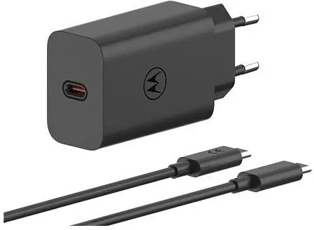 МЗП Motorola TurboPower 68W USB-C to USB-C cable (MC-682N) (PG38C06281) black UA - фото 1