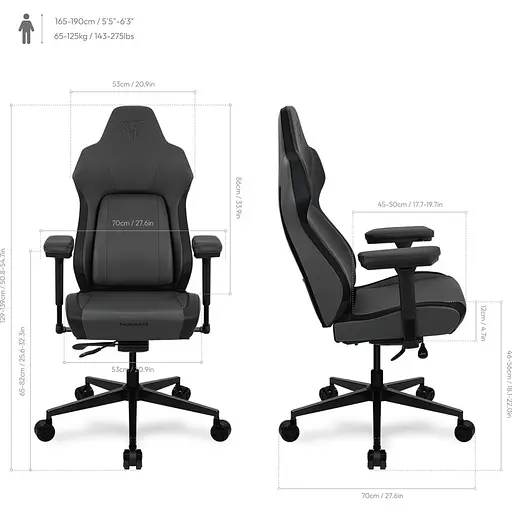 Геймерське крісло TX3 Core Smart Modern Black (TEGC-2071101.11) [145370] - фото 8