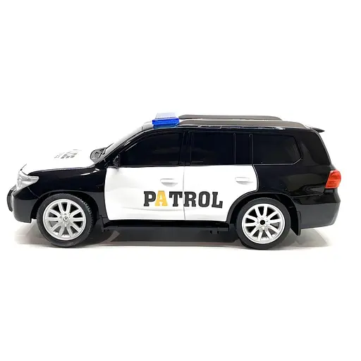 Поліцейський джип M 4936-01 на радіокеруванні, 31 см, масштаб 1:12, акумулятор, світло та звук, гумові колеса - фото 3