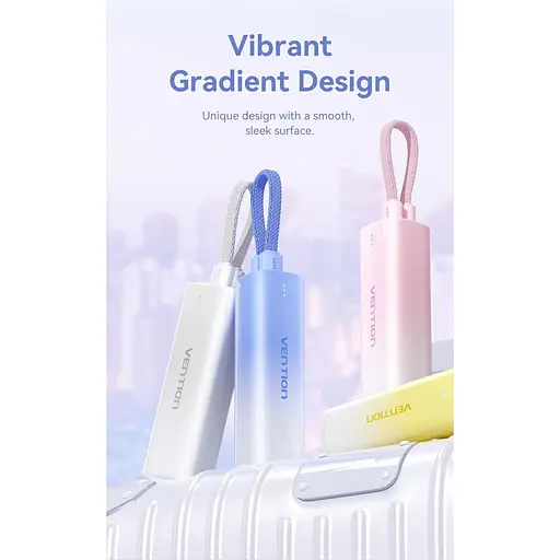 Павербанк Vention Gray 5 000 mAh / 20 Вт (FHWM0) - фото 6