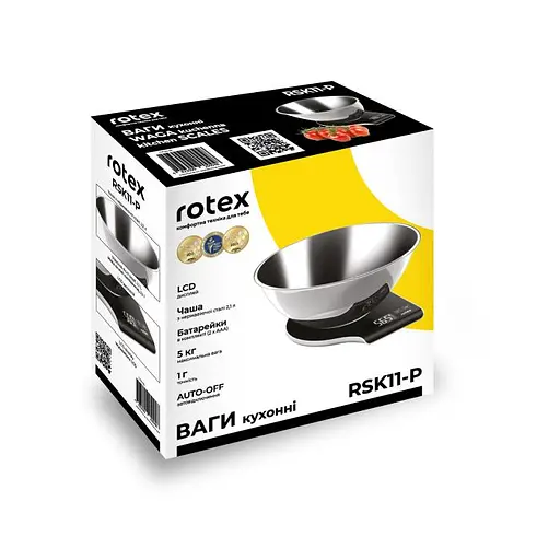 Ваги кухонні електронні Rotex RSK11-P - фото 2