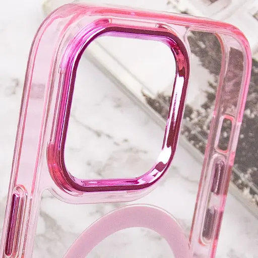 Чохол Epik TPU Iris with MagSafe для Apple iPhone 13 Pro 6.1 Рожевий - фото 6