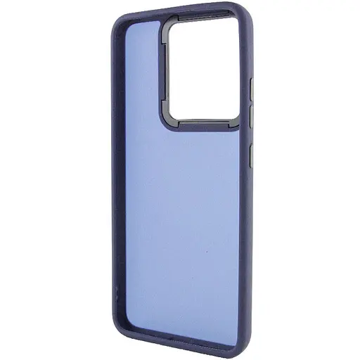 Чохол TPU+PC Lyon Frosted для Motorola Moto E40 Navy Blue - фото 3