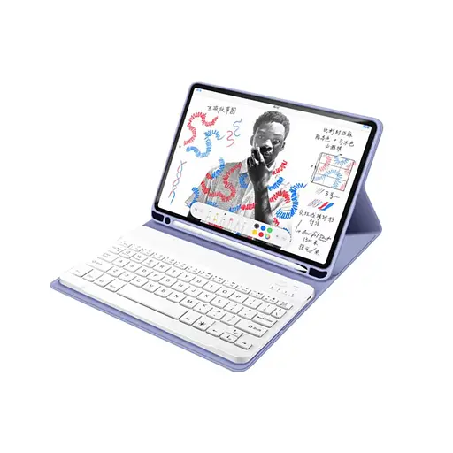 Чохол до планшета BeCover with keyboard Apple iPad Mini 6 2021 Purple (712991)
