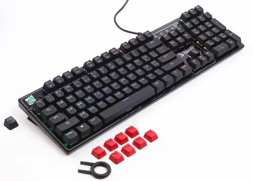 Клавиатура A4Tech Bloody B750N Black, механическая, игровая, USB, 5-зонная неоновая подсветка, LK-Green switches - фото 2