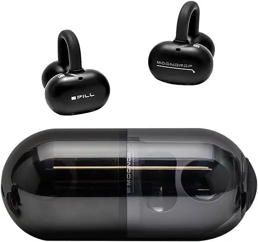 Наушники Moondrop Pill Black — беспроводные ENC, Bluetooth 6.0 - фото 3