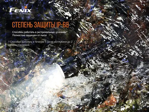 Фонарь ручной Fenix C7 Luminus SST70 3000лм (Черный) - фото 9