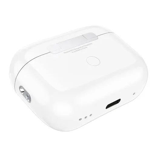 Навушники бездротові Hoco EW72 | TWS, ANC-шумоприглушення, дисплей, BT5.4, Type-C, 360/30mAh | White - фото 6