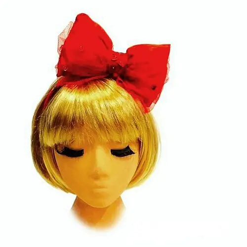 Обруч Бантик з серцем у фатині - фото 1