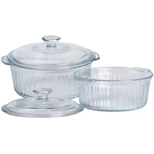 Набір каструль Yiwu із боросилікатного скла 1,5/2,3 л HP-34-26 - фото 4