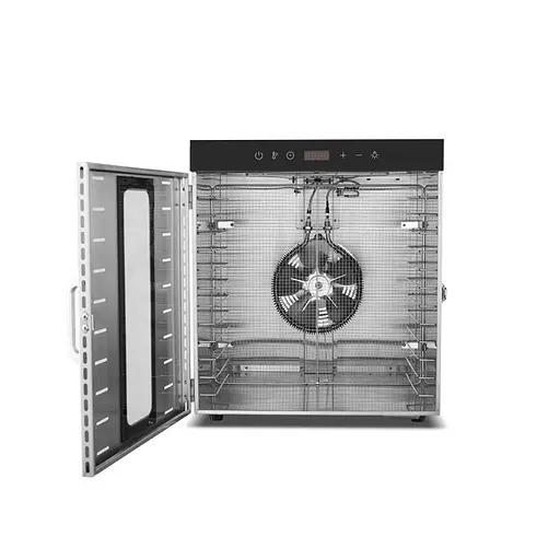 Дегідратор сушарка побутовий для овочів фруктів м'яса грибів 12 лотків 1000Вт SS - 12X - фото 3