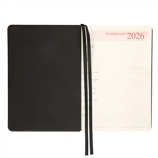 Щоденник-діловий записник А5 Leo Planner Ottavio 2026 твердий 368 сторінок (252684) - фото 6