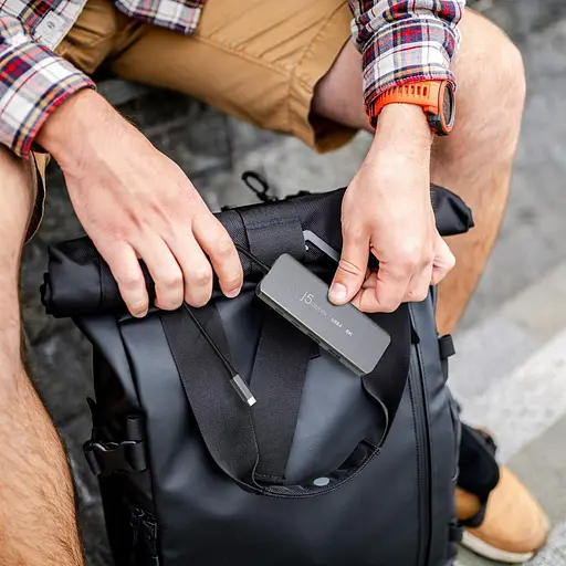 USB-хаб j5create JCH453-N, USB Type-C 5-в-1 (JCH453-N) - фото 6