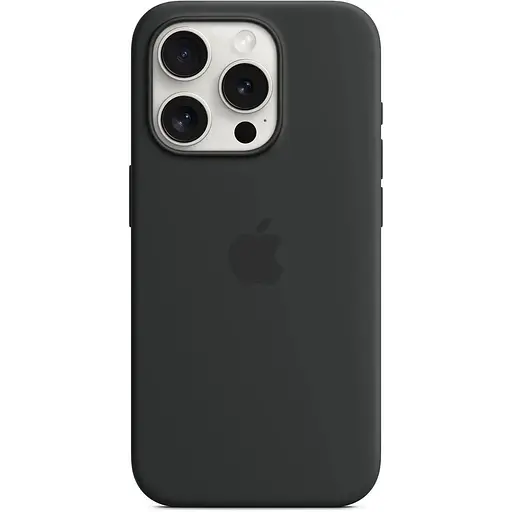 Оригинальный силиконовый чехол Apple Silicone Case MagSafe для iPhone 15 Pro Max (6.7") Midnight (MT1M3ZM/A) - фото 8