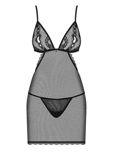 Комплект білизни Obsessive Millagro L/XL чорний - фото 5