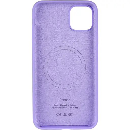 Чохол Epik Silicone Case Full Protective AA with MagSafe для Apple iPhone 11 Pro Max 6.5 Бузковий/Dasheen - фото 3