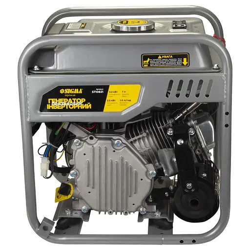 Генератор інверторний SIGMA 2.2/2.5 кВт, однофазний, ручний запуск (5710821) - фото 3