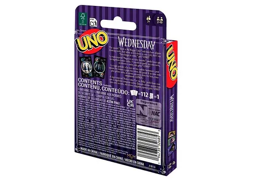 Настольная игра Mattel Уно Уэнздей (UNO Wednesday) (JHB18) - фото 2
