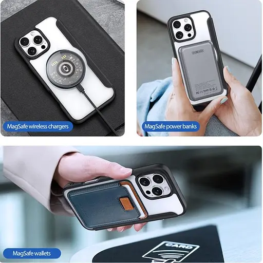 Чохол-книжка Dux Ducis Skin X Pro with MagSafe для Apple iPhone 16 Pro Max 6.9 Black - фото 7