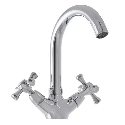 Змішувач для умивальника Haiba Smes 274 HB0376 Хром - фото 3