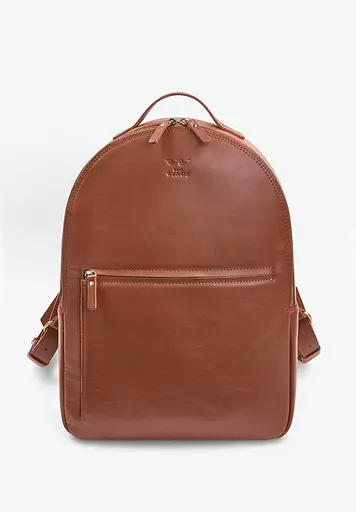 Кожаный рюкзак Groove L светло-коричневый - фото 1