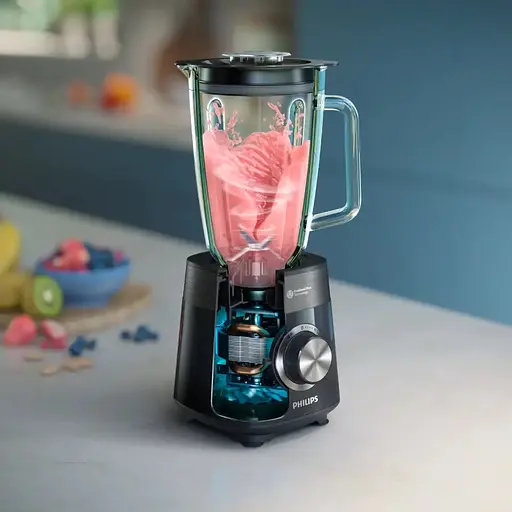 Блендер Philips Series 5000 стационарный 1200 Вт черный (HR3030/00) - фото 5