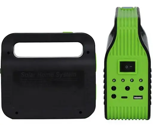 Солнечная зарядная станция COBA CB-999B с 2 лампочками + LED фонарь - фото 5