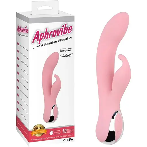 Вібратор-кролик Aphrovibe Intimate G Rabbit 18 см рожевий