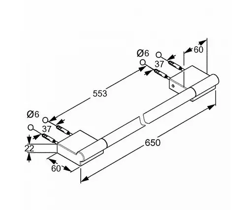 Тримач для рушника Kludi A-XES 4898005 - фото 2