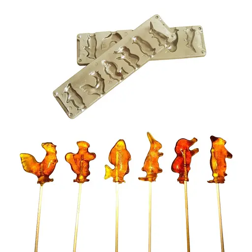 Форма для приготування льодяників і цукерок «Зоопарк», ХЕАЗ 81647 - фото 2