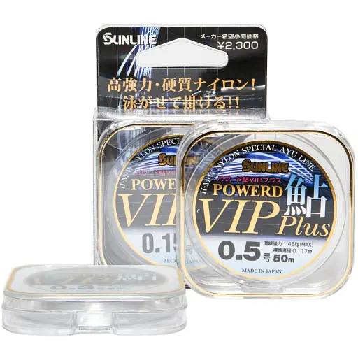 Леска Sunline Powerd Ayu Vip Plus 50м 0.1/0.052 мм 0.32 кг - фото 2