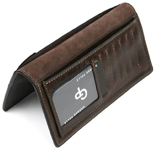 Кошелек клатч мужской кожаный на молнии Grande Pelle 10х20х2.5 см sum0028470 - фото 6