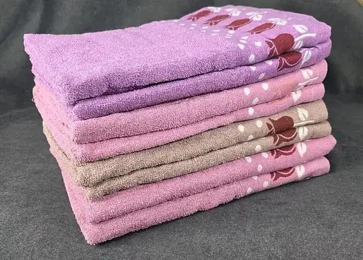 Комплект из 8 шт. махровых полотенец для лица 90 x 50 см комплект X-958-240 большой набор махровых косметических полотенец - фото 1