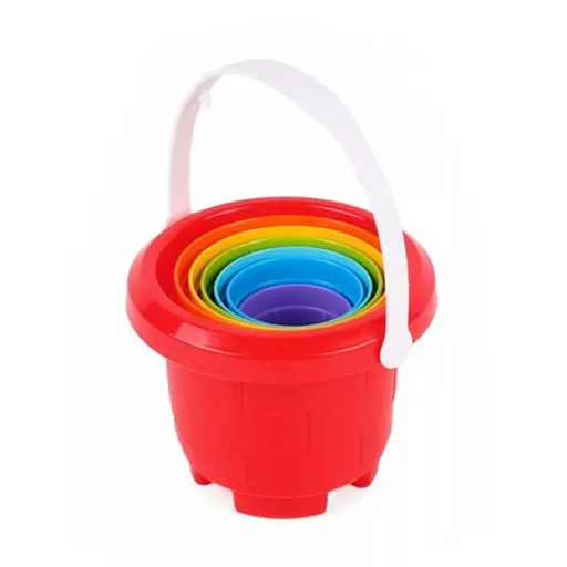 Детская пирамидка "Пасочки с ведром" 6962TXK - фото 2