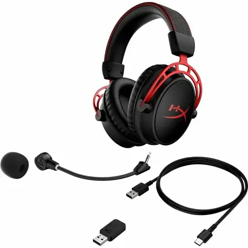 Гарнiтура HyperX Cloud Alpha Wireless Black/Red (4P5D4AA) - фото 6