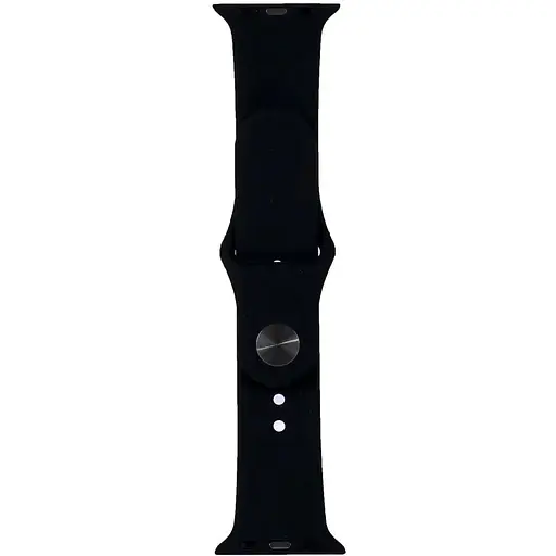 Ремешок Apple Watch Silicone 42/44/45/46/49 мм Черный L (18) - фото 1