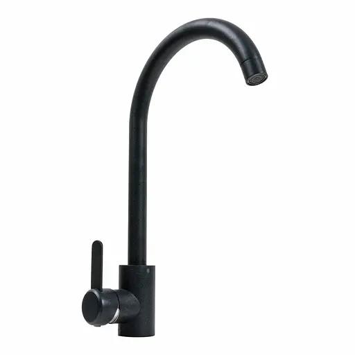 Кухонний змішувач Platinum 7990 NEST Антрацит Чорний - фото 1