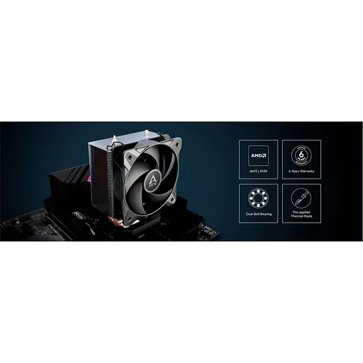 Кулер для процессора Arctic Freezer 8A CO SAM5/SAM4 Black (ACFRE00162A) - фото 7