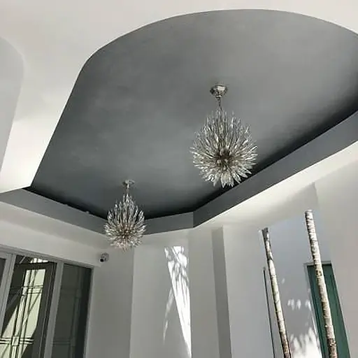 Кришталева срібна люстра репліка Lily Buds на 9 ламп Line.F MD 8058 S Satin - фото 7