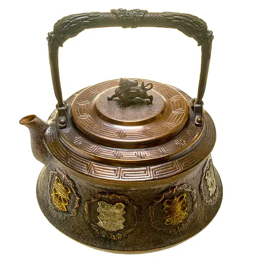 Чайник Newtea Восемь сокровищ медный 1.25 л - фото 7
