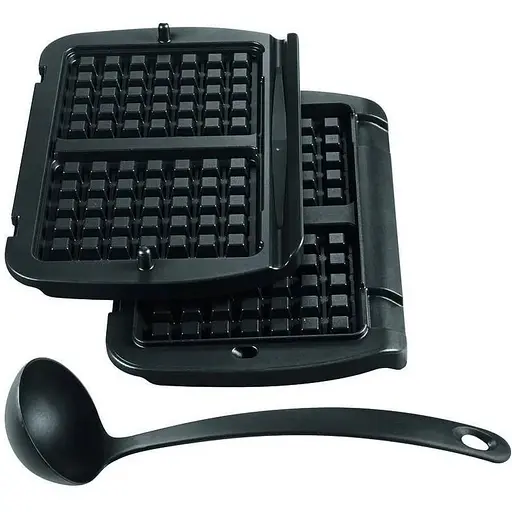 Tefal Форма для выпечки вафель для грилей Optigrill+, алюминий, черный
