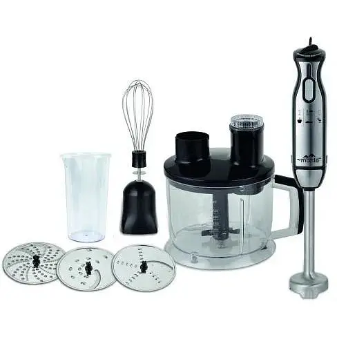 Блендер Monte MT-1910, Black/Inox, 1000W, занурювальний