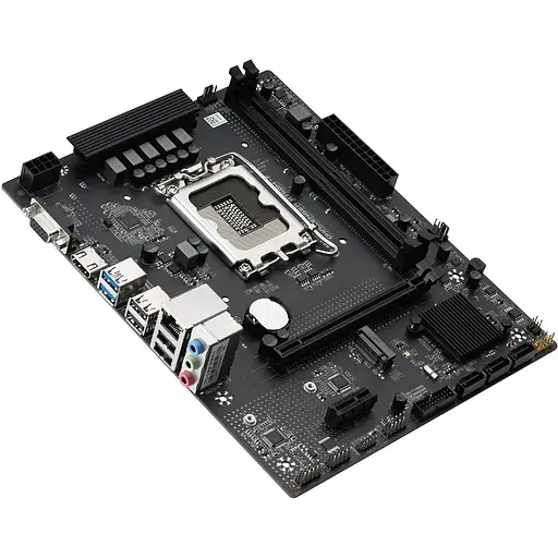 Материнская плата Maxsun LGA1700, Challenger B760M-F, B760, 2xDDR4, Int.Video (CPU), 3xSATA3, 1xPCI-E 16x 4.0, 1xPCI-E 1x, 1xM.2 4.0, GbE, 2xUSB3.2/4xUSB2.0, VGA/HDMI, MicroATX (MS-Challenger B760M-F) - фото 4