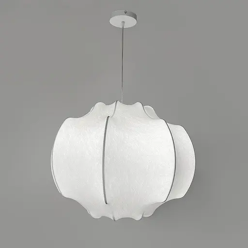 светильник с белым абажуром 70х50 см в стиле Wabi-sabi | Line F | Ст. PLP05-600*520 - фото 3