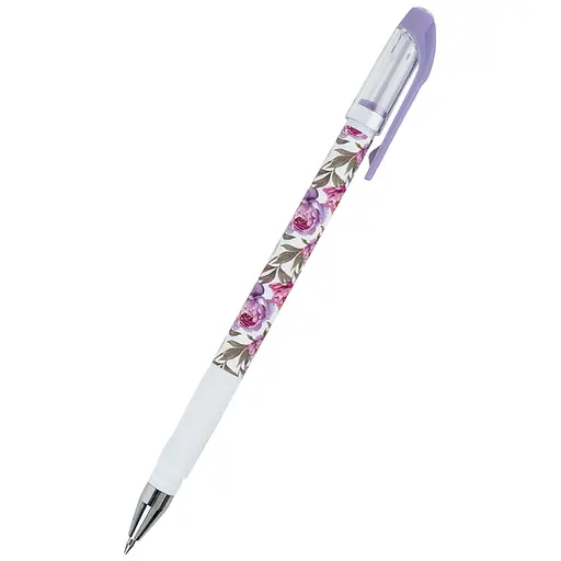 Набір ручок Axent Floral White кулькові 24 шт. сині (AB1049-43-A)