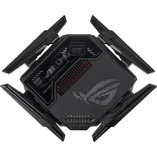 Роутер - бездротовий маршрутизатор Asus ROG Rapture GT-BE98 (90IG08F0-MO9A0V) (WiFi7 BE25000) 8 антен - фото 4
