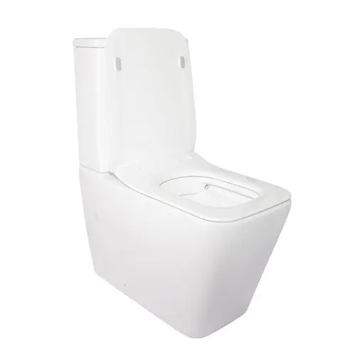 Унитаз-компакт Qtap Crow безободковый с сиденьем Soft-close QT05222170W - фото 2