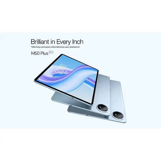 Планшет Teclast M50 Plus 10.1" 6ГБ, 128ГБ, LTE, 7000мА • год, Android, синий - фото 2