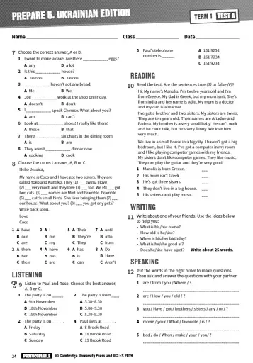 Prepare. Level 5. Test book (for Ukraine, НУШ) - фото 5